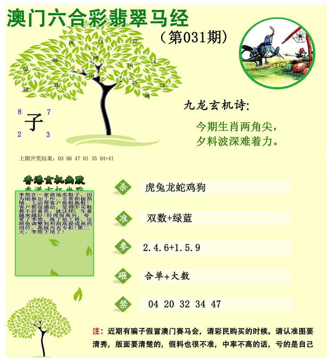 031期翡翠马经[图]