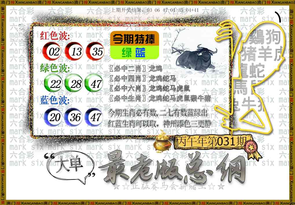 031期最老版总纲[图]