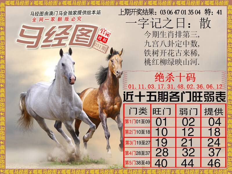 031期马经4[图]