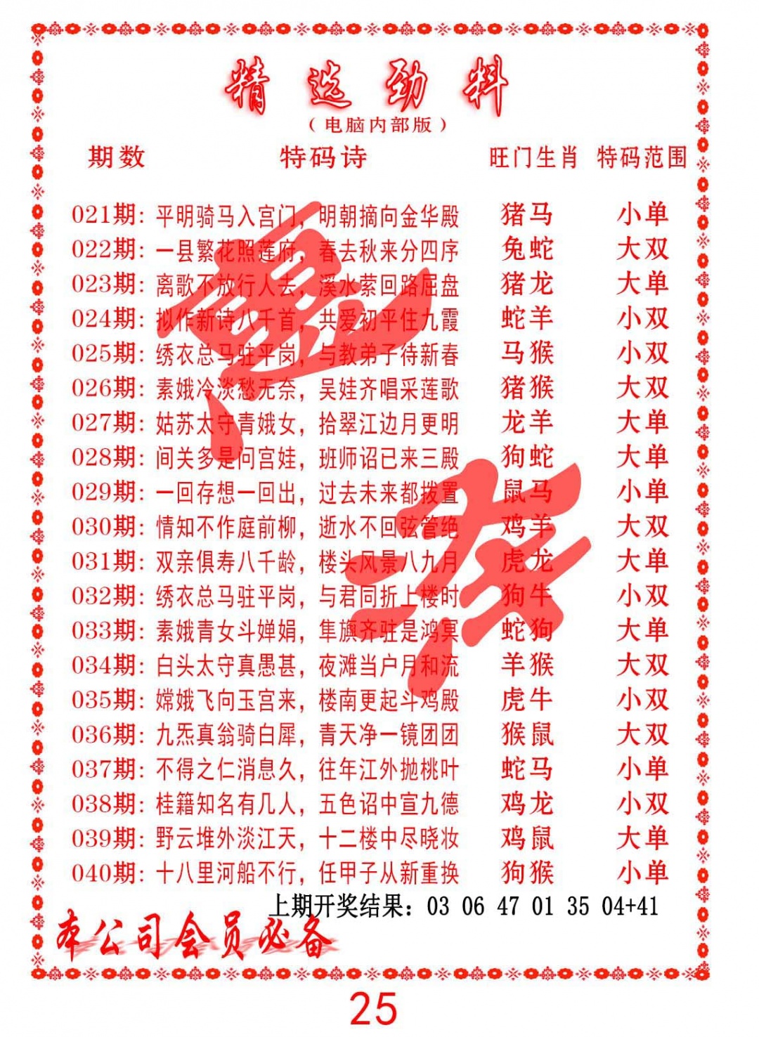 031期精选劲料[图]