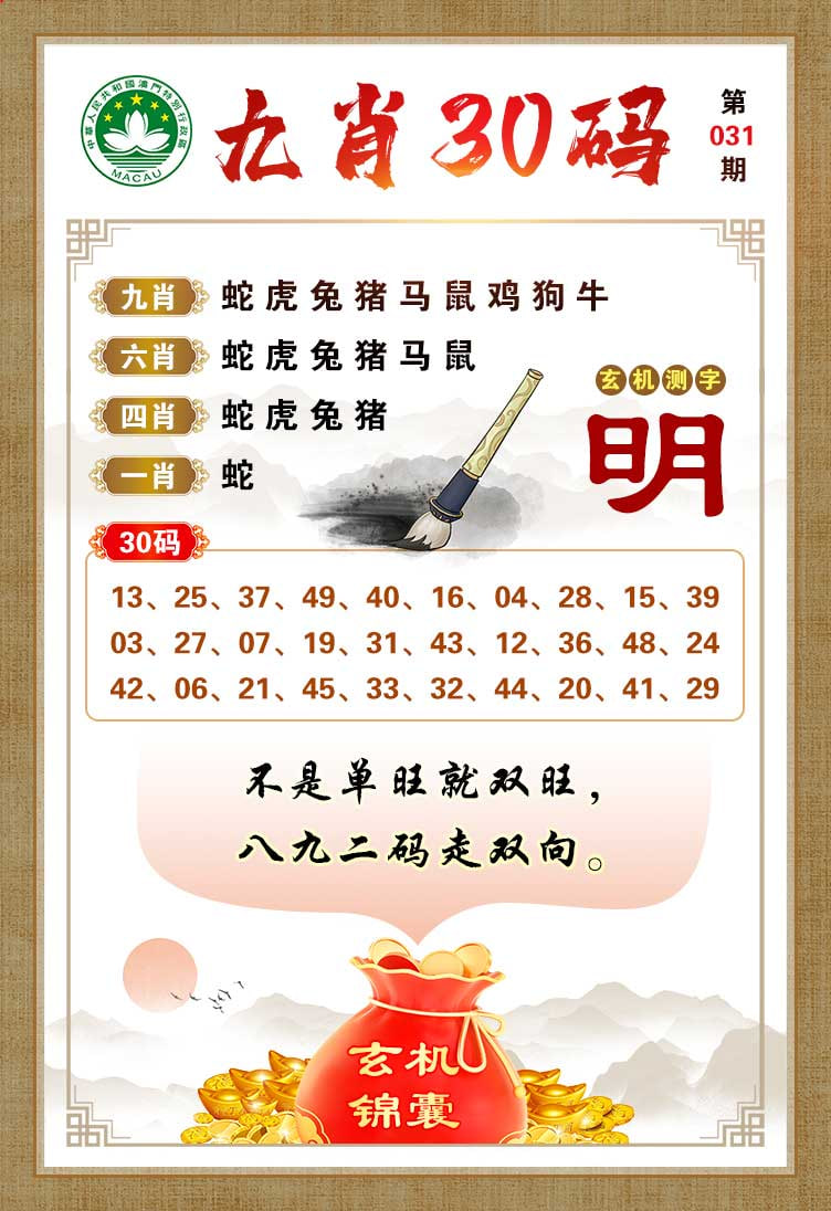 031期九肖30码[图]