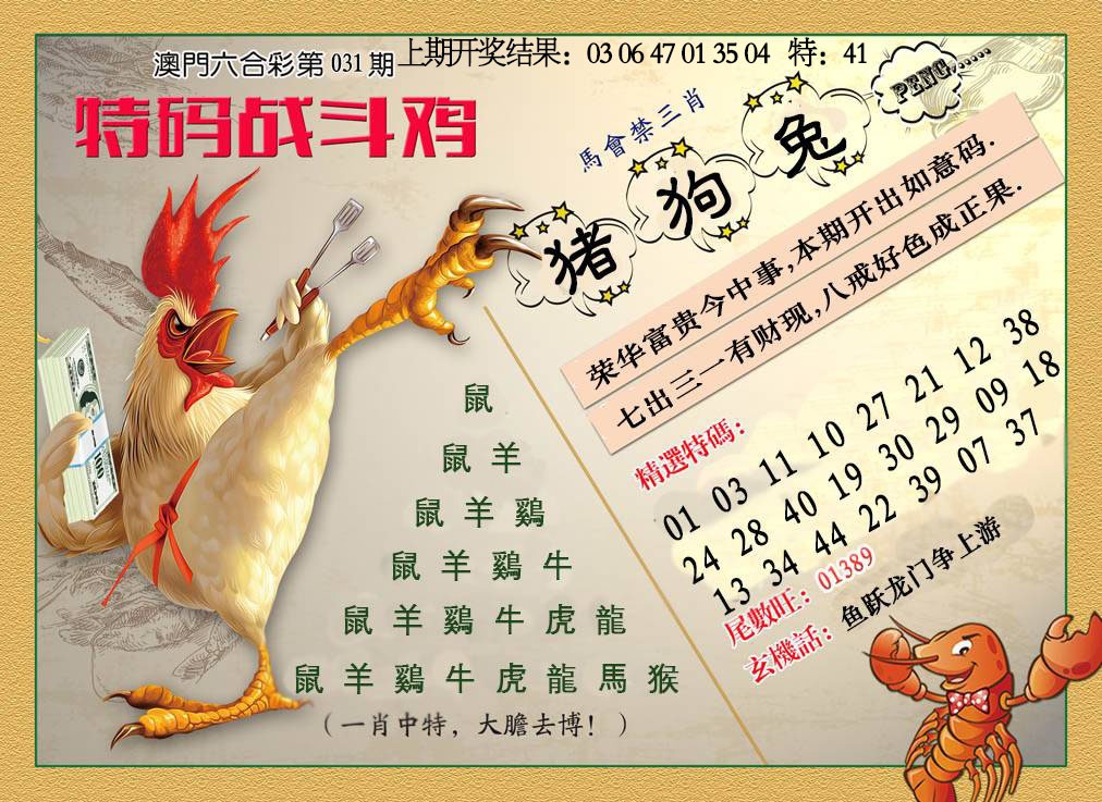 031期特码战斗机[图]