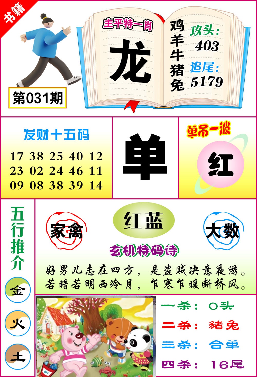 031期澳门钻石十五码[图]