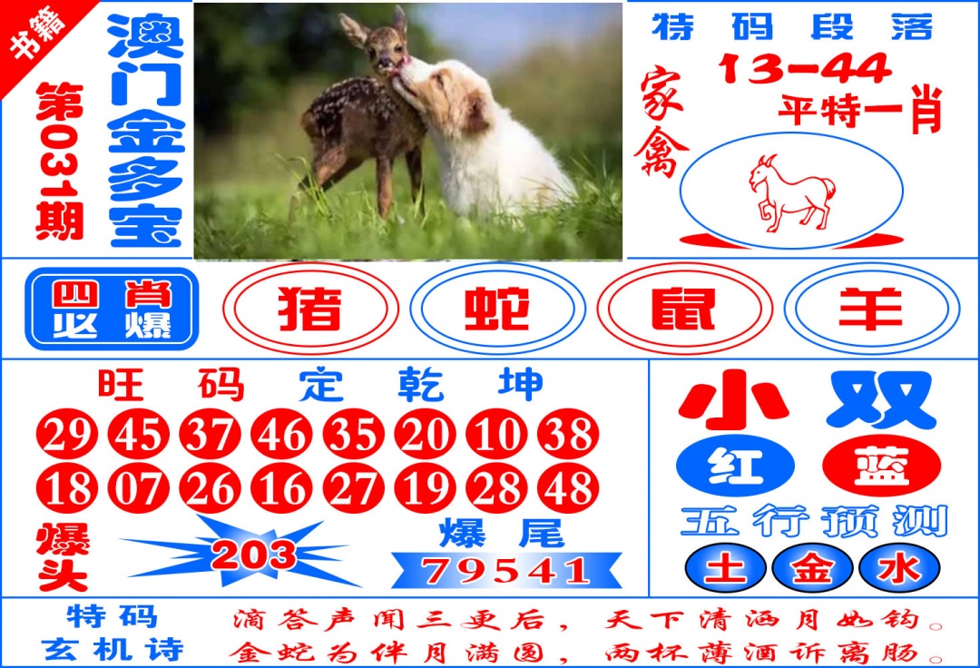 031期澳门金元宝[图]