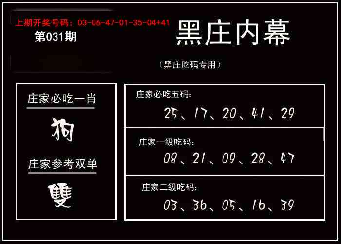031期黑庄内幕[图]