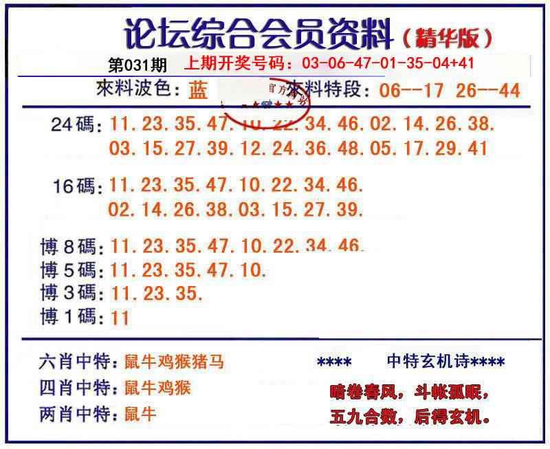 031期综合会员资料[图]