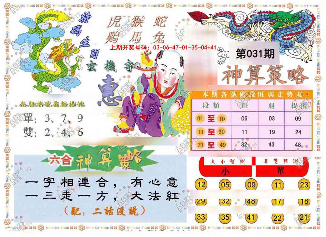 031期神算策略[图]