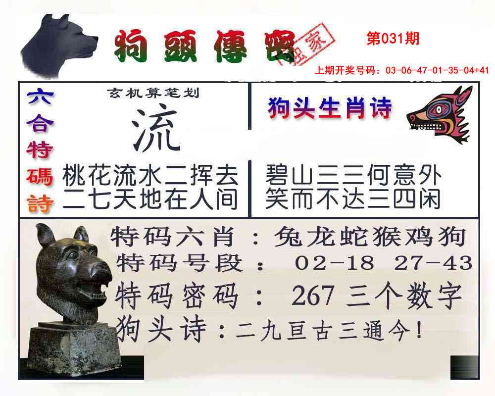 031期狗头传密[图]