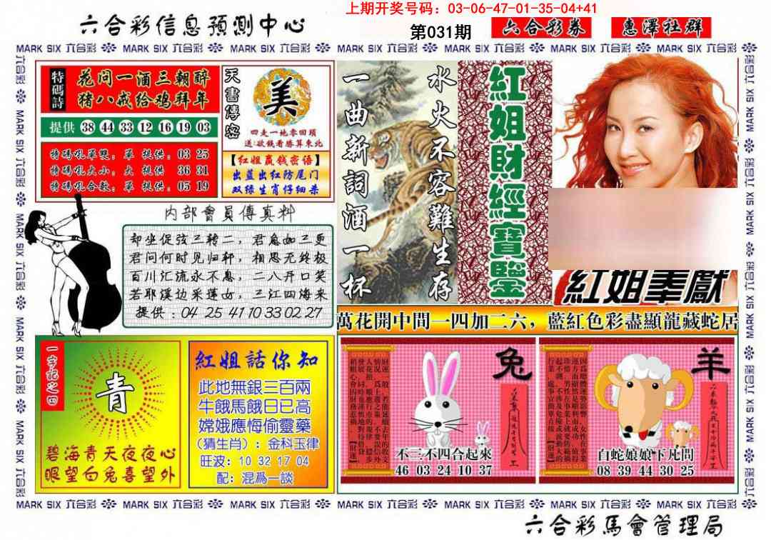 031期红姐财经宝鉴[图]